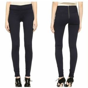 Veronica Beard Zip Back Blue Skinny Dress Pants 6